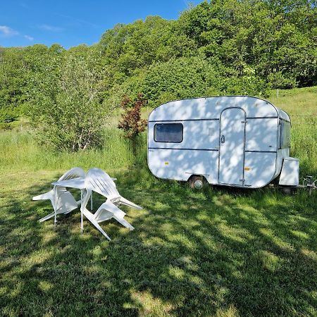 Camping La Foret Du Morvan Vintage Caravan Larochemillay Εξωτερικό φωτογραφία
