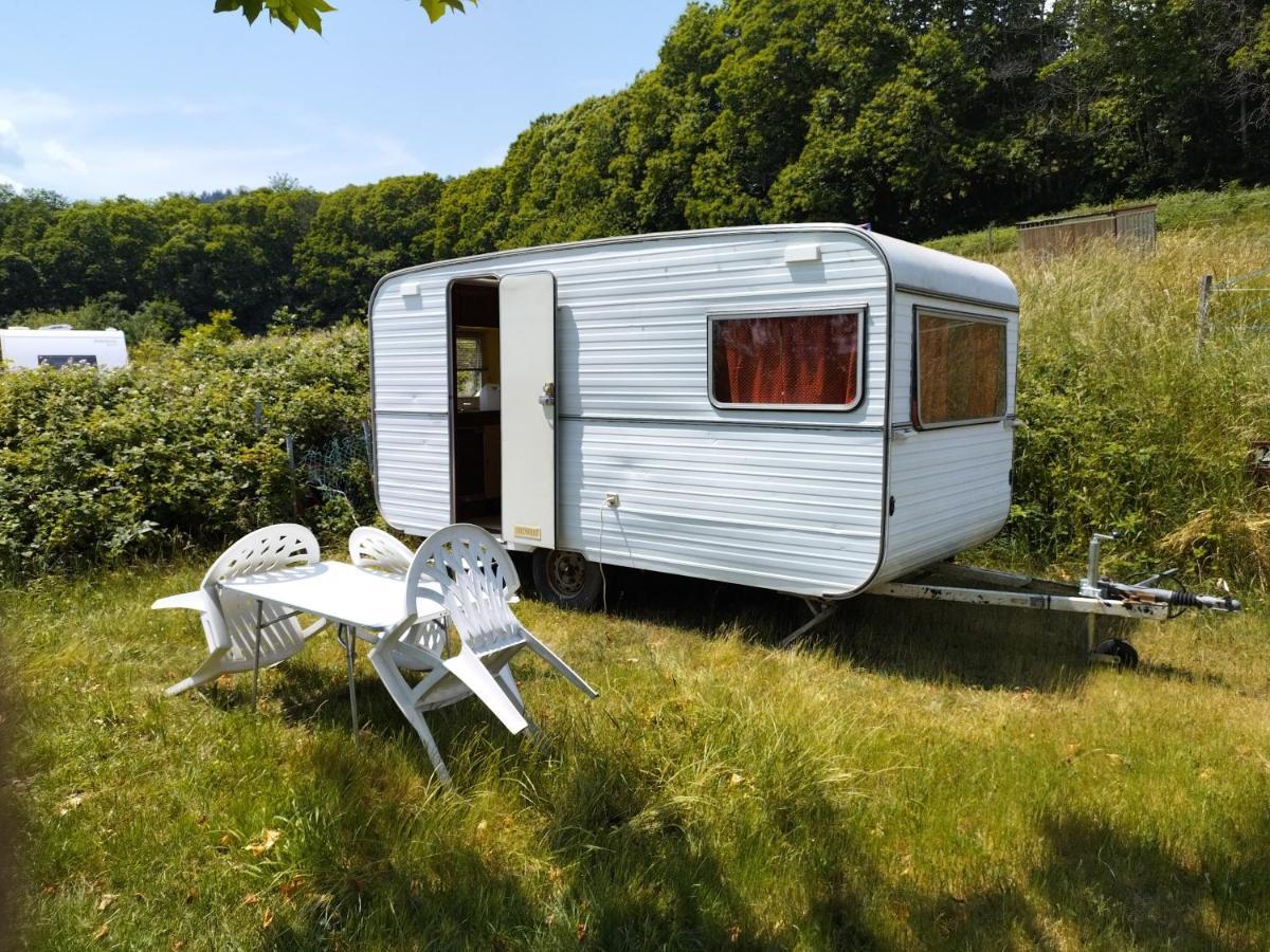 Camping La Foret Du Morvan Vintage Caravan Larochemillay Εξωτερικό φωτογραφία